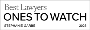 Badge: 'Ones To Watch' (BestLawyers) Stephanie Garbe Badge: 'Ones To Watch' (BestLawyers) Stephanie Garbe